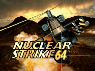 Nuclear Strike 64 (Germany) Title Screen